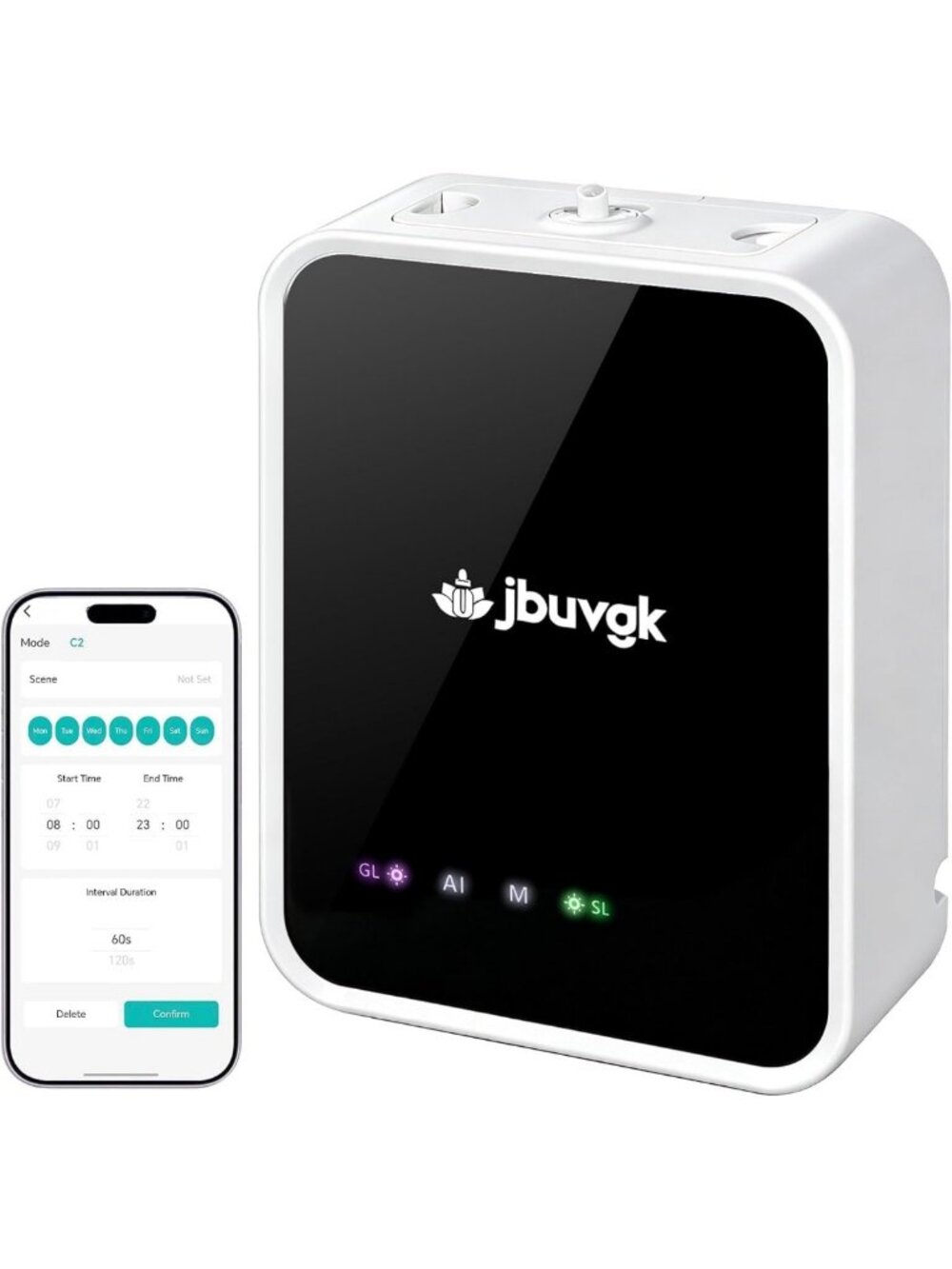 Smart Waterless Essential Oil Diffuser for 2200 Sq.Ft HVAC System - Aromatherapy